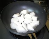 １５分で完成！大根と豚肉の炒め煮作り方1写真
