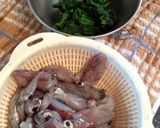豆イカとほうれん草の炒め物作り方2写真
