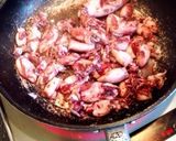 豆イカとほうれん草の炒め物作り方3写真