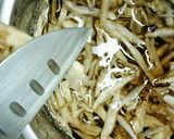 ささがきごぼうと人参.ひき肉の甘辛炒め作り方1写真