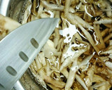ささがきごぼうと人参.ひき肉の甘辛炒め作り方1写真