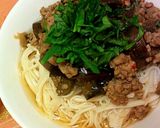 挽肉と茄子のピリ辛素麺作り方3写真