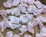 簡単☆ひとくち豚ロース厚切りのマヨ焼き作り方3写真