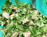 サンチェと魚肉ソーセージのサラダ作り方4写真