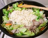 お肉と野菜たっぷり♪焼きうどん作り方8写真