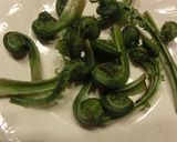 コゴミの昆布茶入りマヨネーズかけ簡単作り方3写真