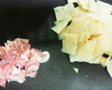 新筍と豚肉炒め作り方1写真