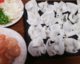 たこ焼き器de♪しゅうまいの皮ピザ～♥❤作り方2写真