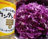 紫キャベツのカンタン酢漬け作り方1写真
