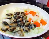 簡単失敗なし＊浅利とトマトの具沢山スープ作り方5写真