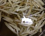 ゴボウとニンジンのきな粉マヨ和え❀作り方1写真