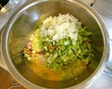 鶏ひき肉のキャベツメンチカツ作り方3写真