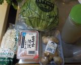 レタスと豆腐の簡単ピリ辛炒め作り方1写真