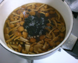 簡単　朝食　筍とワカメ　なめこのお吸い物作り方4写真