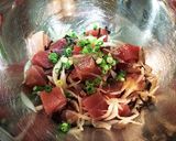 塩こんぶdeアヒポキ☆作り方5写真