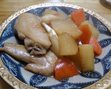 鶏手羽と大根とにんじんの甘辛煮作り方5写真