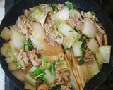 子供が喜ぶ豚バラ肉と白菜のごま味噌炒め作り方11写真