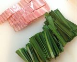 ☆毎日食べたい ニラ玉ベーコン炒め作り方1写真