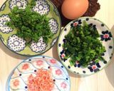 春野菜の卵とじ✨桜しおあんかけ✨大皿で♪作り方1写真