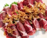 お豆腐の生ハム巻き♪搾菜ポン酢♪作り方4写真