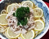 レモンでさっぱりエスニック肉うどん作り方3写真