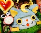 妖怪ウォッチ＊ブシニャン＊キャラ弁作り方1写真