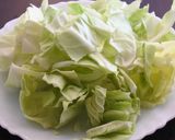 豚こま肉とキャベツの醤油こしょう炒め♡作り方1写真