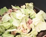 豚こま肉とキャベツの醤油こしょう炒め♡作り方2写真