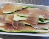 ズッキーニと生ハムの重ねチーズ焼き作り方1写真