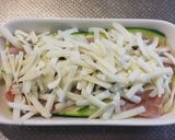 ズッキーニと生ハムの重ねチーズ焼き作り方3写真