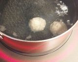 ヘルシー♡豆腐でかさまし鶏の肉団子スープ作り方8写真