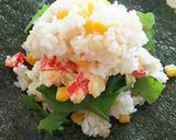 とうもろこしご飯のおにぎらず作り方5写真