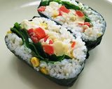 とうもろこしご飯のおにぎらず作り方6写真