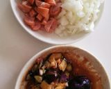 昨日のおかずで贅沢ドライカレー作り方1写真