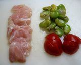 簡単！そら豆のチキンイタリアン作り方1写真