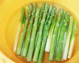 お肉なし＊筍とアスパラで春の三色そぼろ丼作り方2写真