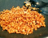 お肉なし＊筍とアスパラで春の三色そぼろ丼作り方3写真