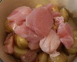 新じゃがとチキンの塩炒め☆作り方3写真
