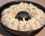 日本一簡単ver.黒ごまチーズちぎりパン作り方3写真