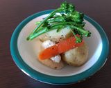 新じゃがとチキンの塩炒め☆作り方6写真