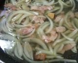 小松菜とベビーホタテのごまミルク煮浸し。作り方1写真