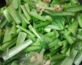 小松菜とベビーホタテのごまミルク煮浸し。作り方4写真