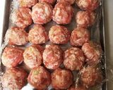 ♡簡単 ジューシー豚バラ肉団子♡作り方4写真