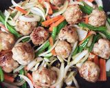 ♡簡単 ジューシー豚バラ肉団子♡作り方7写真