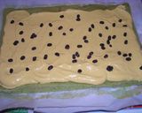 抹茶とかぼちゃの~和みロールケーキ作り方10写真