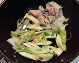 ネギと小松菜のオイスターソース炒め作り方3写真