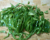 蒲鉾　もやし　ピーマン　とろみ中華スープ作り方2写真
