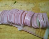 蒲鉾　もやし　ピーマン　とろみ中華スープ作り方3写真