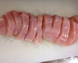 胸肉の味噌照り作り方1写真