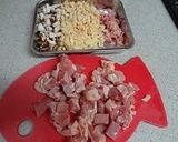 椎茸タケノコのクリームうどん作り方1写真